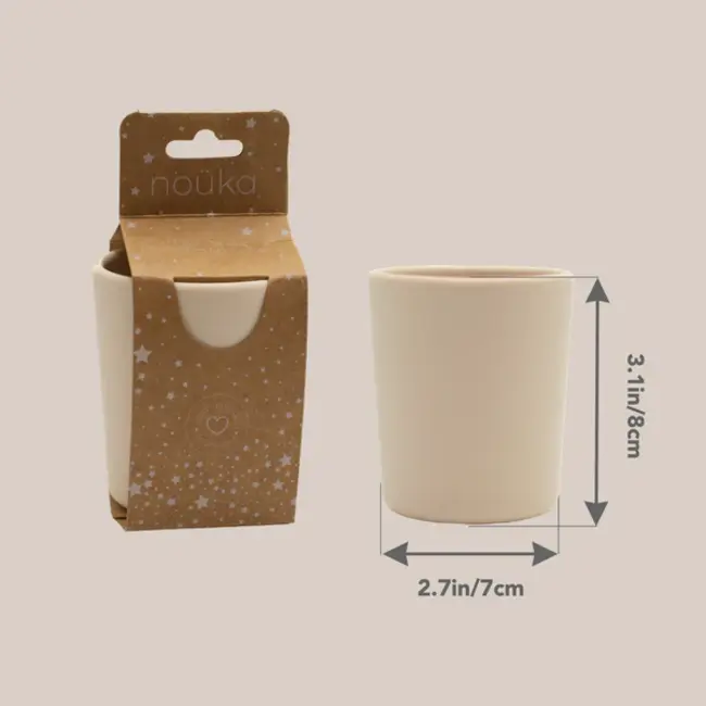 Nouka Soft Blush/Shifting Sand My First Cup 2 Pack