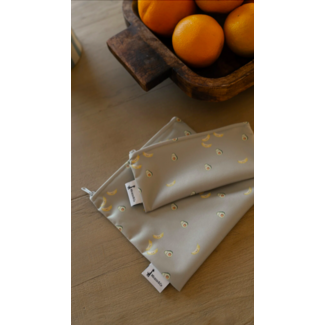 Micasso & Co Avocado Toast Reusable Snack and Sandwich Bags Set of 2