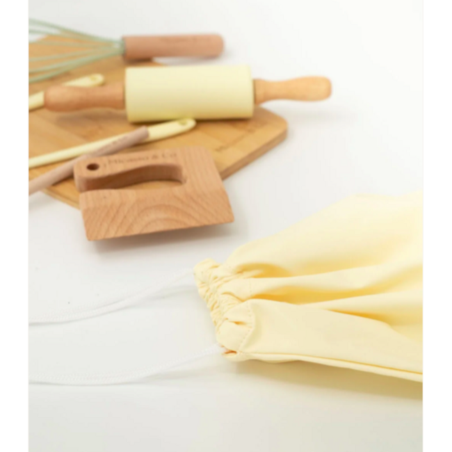 Micasso & Co Lemon Cream 7-in-1 Mini Chef Set