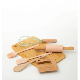 Micasso & Co Marshmallow Pink 7-in-1 Mini Chef Set