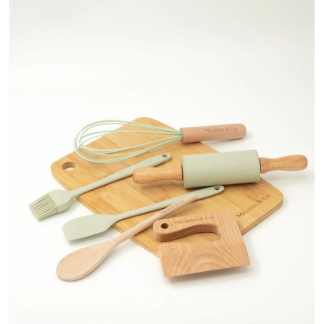 Micasso & Co Sweet Sage 7-in-1 Mini Chef Set