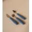 Micasso & Co Majestic Blue Stainless Steel Toddler Cutlery