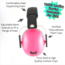 Petal Pink Kids Hearing Protection Earmuffs (2y+)