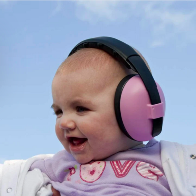 Petal Pink Baby Hearing Protection Earmuffs (2m+)