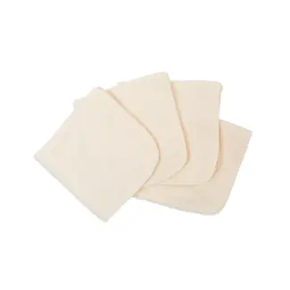 Organic Cotton Baby Facecloths 4PK