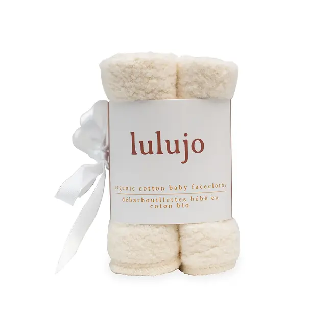 Organic Cotton Baby Facecloths 4PK