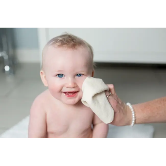 Organic Cotton Baby Facecloths 4PK