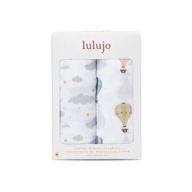 Boho Rainbows/Suns 2PK Cotton Muslin Swaddle
