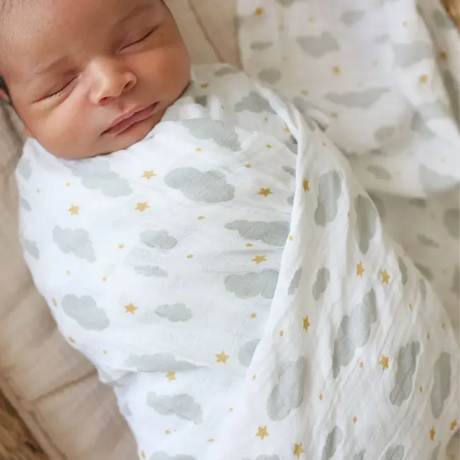 Boho Rainbows/Suns 2PK Cotton Muslin Swaddle