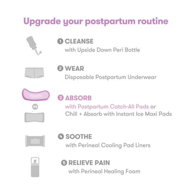 FridaMom Postpartum Catch-All Pads - 18pk