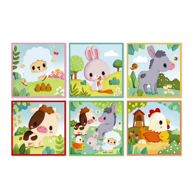 Janod Farm-Themed Blocks