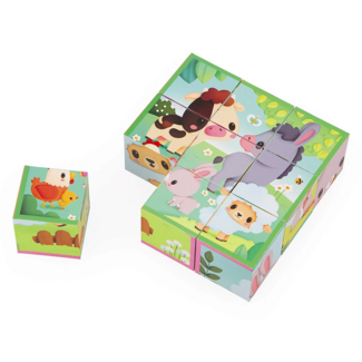 Janod Farm-Themed Blocks