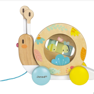 Janod Pure Pull-Along Snail