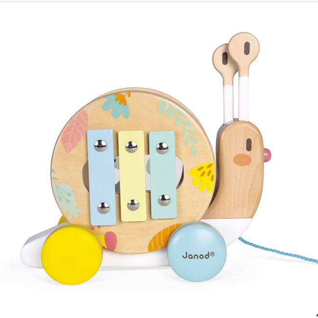 Janod Pure Pull-Along Snail