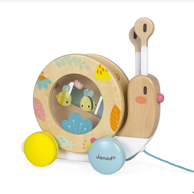 Janod Pure Pull-Along Snail