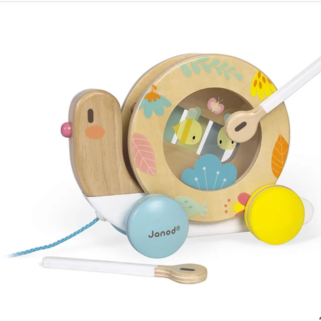 Janod Pure Pull-Along Snail