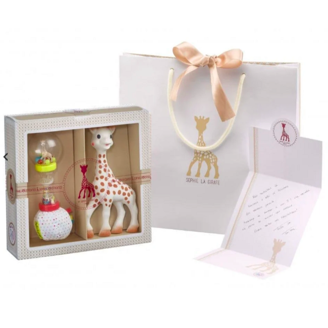 Sophie La Girafe Sophie-sticated Gift Set w/ Rattle
