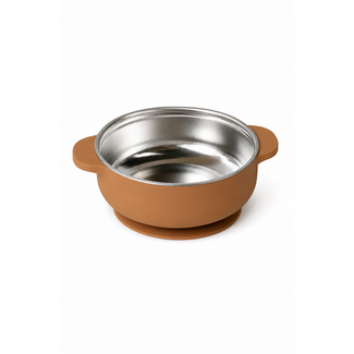 Micasso & Co Caramel Stainless Steel Suction Bowl