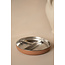 Micasso & Co Caramel Stainless Steel Suction Divided Plate
