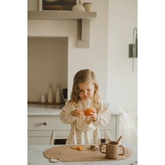 Micasso & Co Meadow Flowers Long Sleeved Bib w/ Integrated Pocket