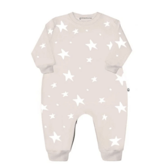 günamüna Blush Stars Bamboo Fleece Jumpsuit
