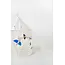 3 Sprouts Blueberry/Ivory Recycled Fabric Play Tent Castle