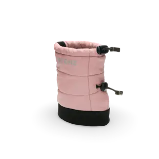 Pink Puffer Booties Toddler