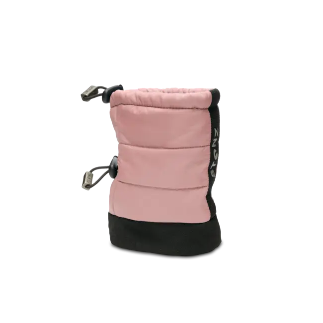 Pink Puffer Booties Toddler