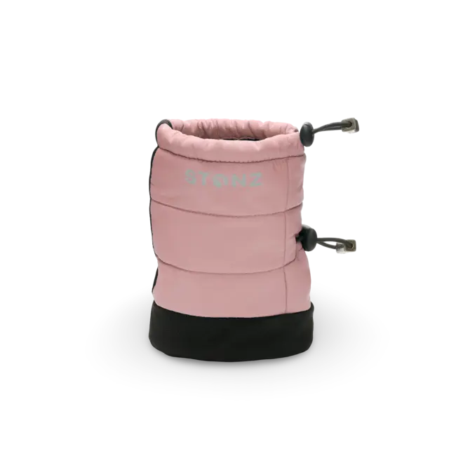 Pink Puffer Booties Toddler