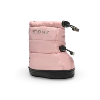 Pink Puffer Booties Toddler