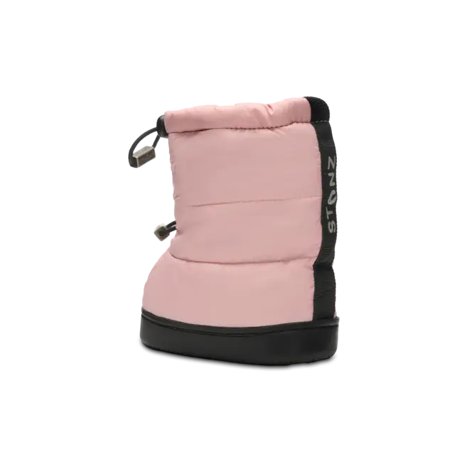 Pink Puffer Booties Toddler