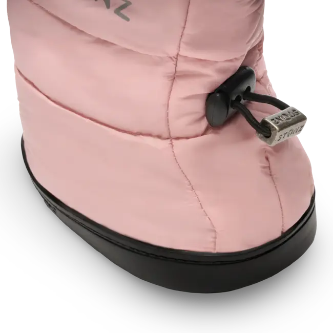 Pink Puffer Booties Toddler
