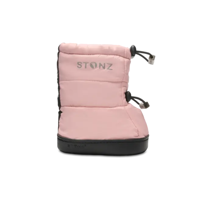 Pink Puffer Booties Toddler