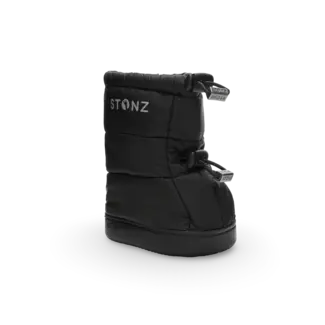 Black Puffer Booties Toddler