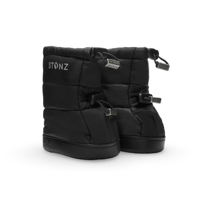 Black Puffer Booties Toddler