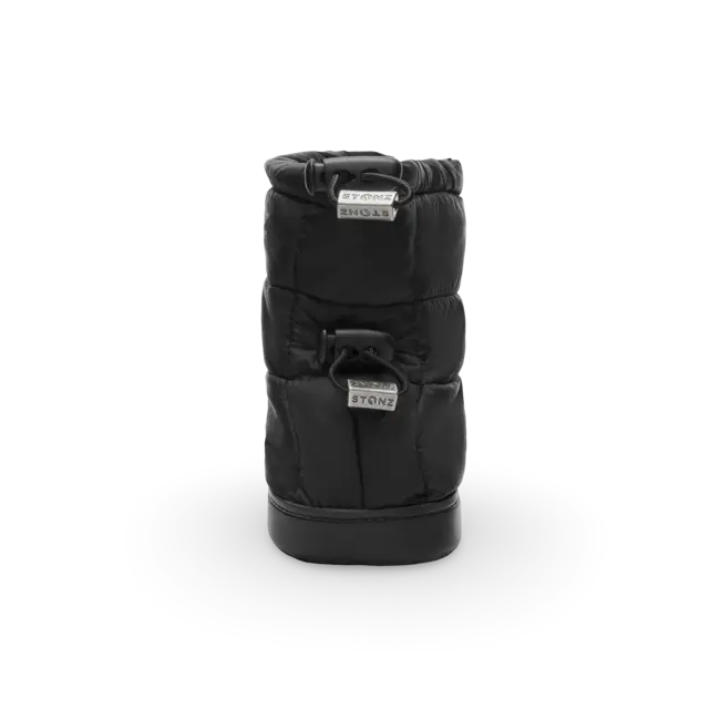 Black Puffer Booties Toddler