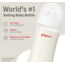 Pigeon Silicone Glass Bottle 8oz -2pk