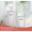 Pigeon Silicone Glass Bottle 8oz -2pk