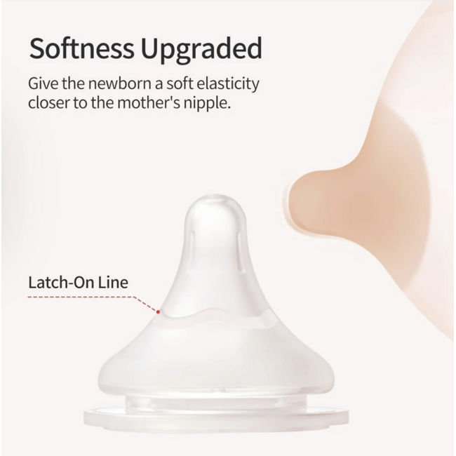 Pigeon Nipple L (3-pack) 6M+