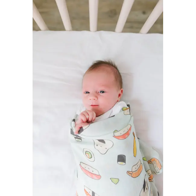 Loulou Lollipop Sushi Muslin Swaddle