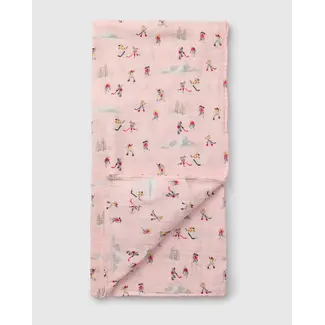 Loulou Lollipop She Shoots, She Scores Muslin Swaddle