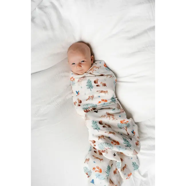 Loulou Lollipop Llama Adventures Muslin Swaddle