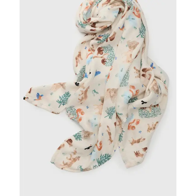 Loulou Lollipop Llama Adventures Muslin Swaddle