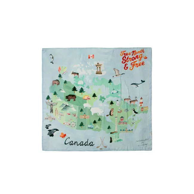 Loulou Lollipop Canada Muslin Swaddle