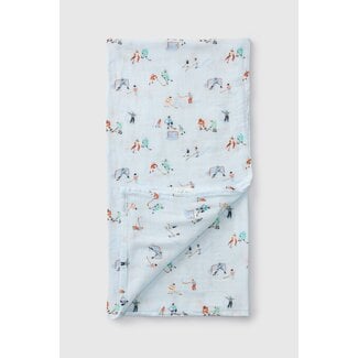 Loulou Lollipop Ice Hockey Muslin Swaddle