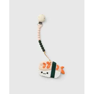 Loulou Lollipop Ebi Sushi Teether/Pacifier Clip Set