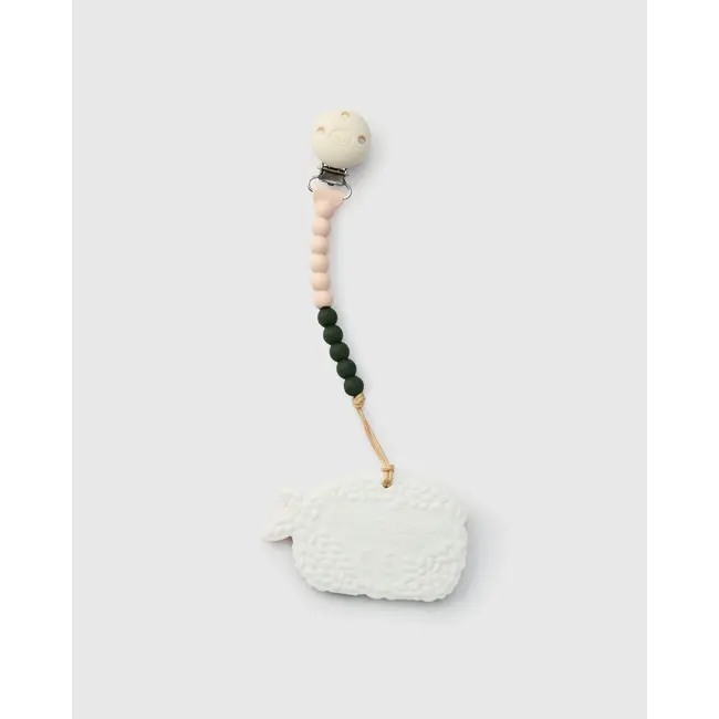 Loulou Lollipop Ebi Sushi Teether/Pacifier Clip Set