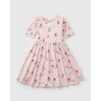 Loulou Lollipop She Shoots, She Scores Skater Dress in TENCEL