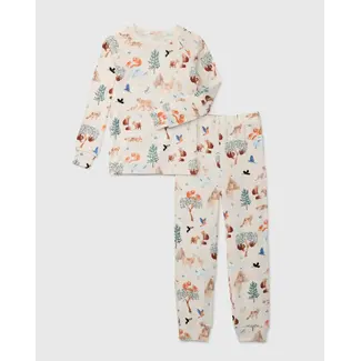 Loulou Lollipop Llama Adventures 2-Piece Pajama Set in TENCEL