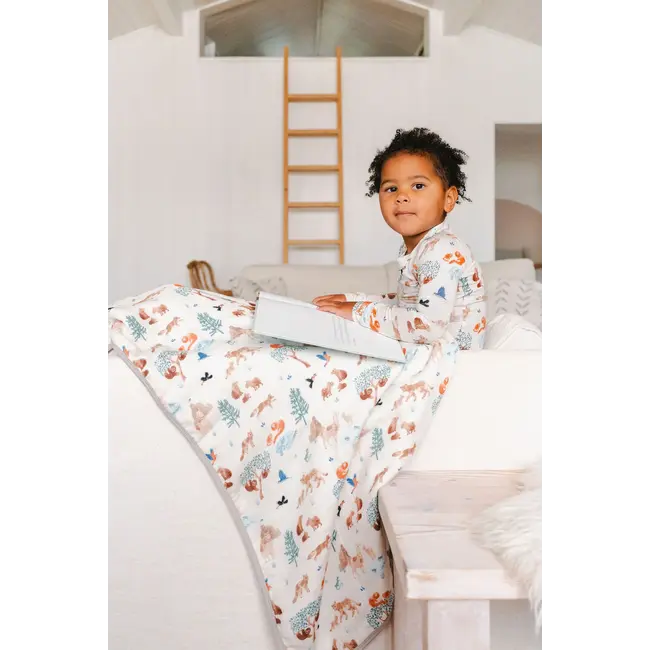 Loulou Lollipop Llama Adventures 2-Piece Pajama Set in TENCEL